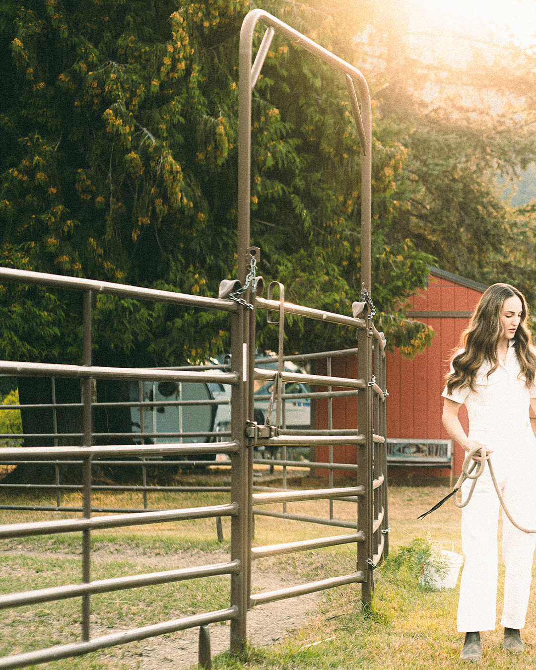 Creative Editorial Portraits with Horses on a Private Ranch in Montana — photograph 6 of 20